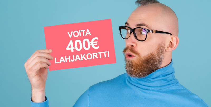 Voita 400 euron arvoinen lahjakortti | Arvontamaailma