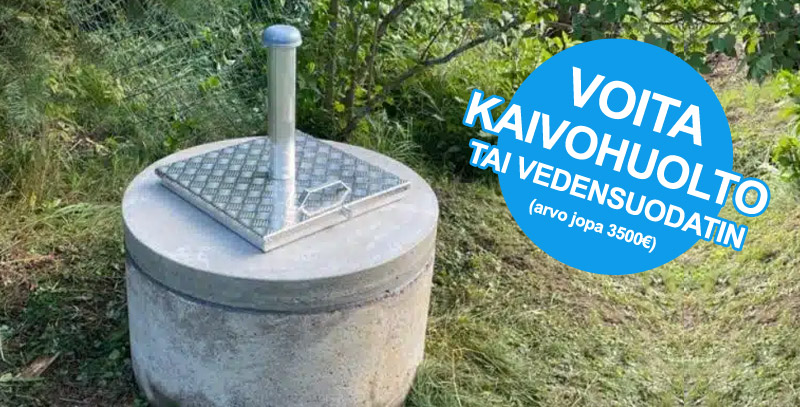 Voita kaivohuolto tai vedensuodatin asennettuna | Arvontamaailma