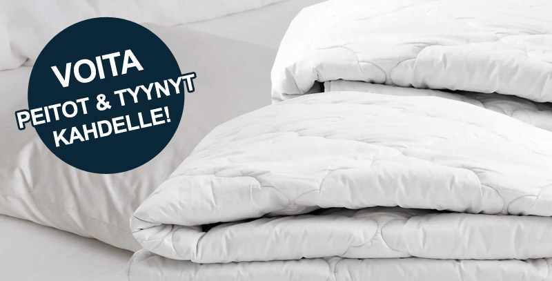 Voita peitot ja tyynyt kahdelle | Arvontamaailma