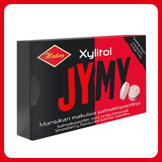 Jymy Xylitol Mansikan makuinen | Halva makeiset